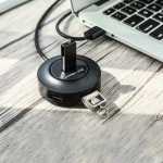 Hub USB 2.0 Ugreen 4 Cổng 2m (Đen) 30367