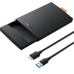 Vỏ ổ cứng SATA 2,5 inch UGREEN với cáp Micro USB to USB-A (Xám nhạt)