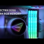 Ram ADATA 8GB bus 3200 XPG D35G BLACK RGB 