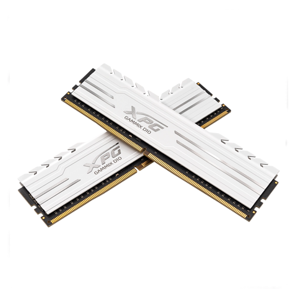 Ram PC Adata XPG D10 DDR4 8GB 3200Mhz white