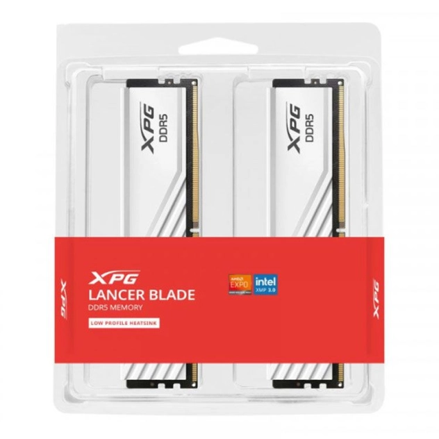 Ram Adata XPG Lancer Blade RGB White 32GB | 16x2, DDR5, 6000MHz