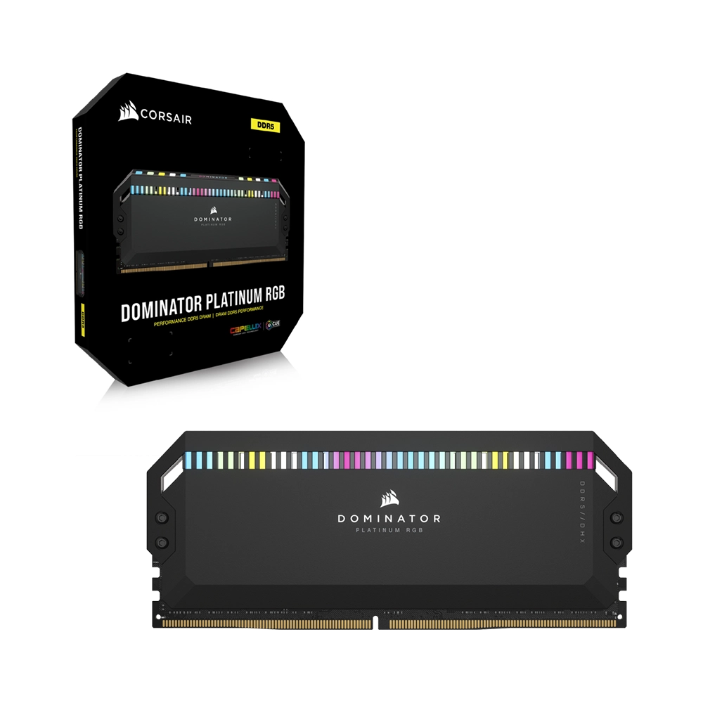 Ram PC Corsair Dominator RGB 32GB DDR5 6000MHz (CMT32GX5M2X6000C36) (2x16GB)