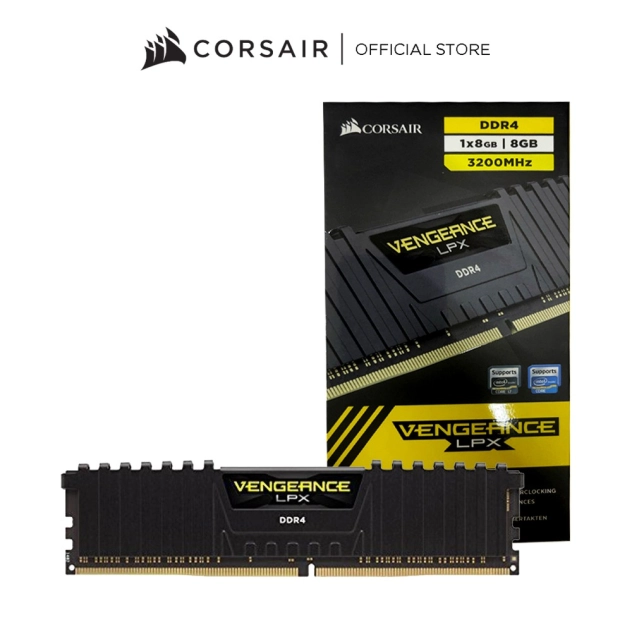 Ram PC Corsair Vengeance 8GB DDR4 3200MHz LPX Tản Nhiệt (CMK8GX4M1E3200C16)