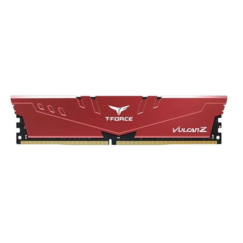 Ram DDR4 TeamGroup 8GB 3200Mhz T-Force Vulcan Z Gaming (1x 8GB) (TLZRD48G3200HC16C01) (Đỏ)