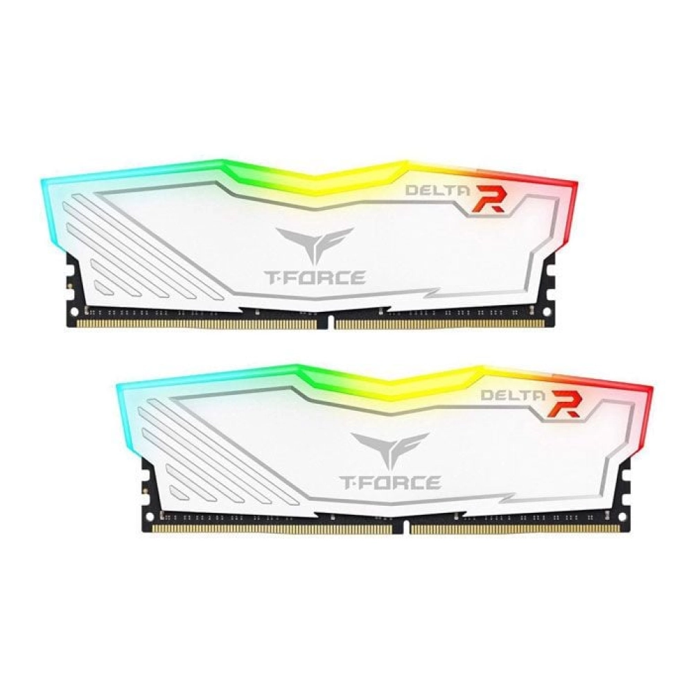 Ram DDR4 Team 16G/3000 T-FORCE Delta RGB (2x 8GB) (Trắng)