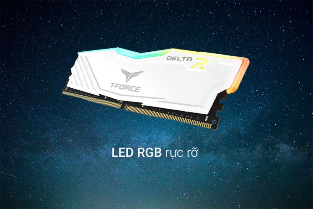 TeamGroup T-Force Delta RGB 16GB DDR4 3600MHz White