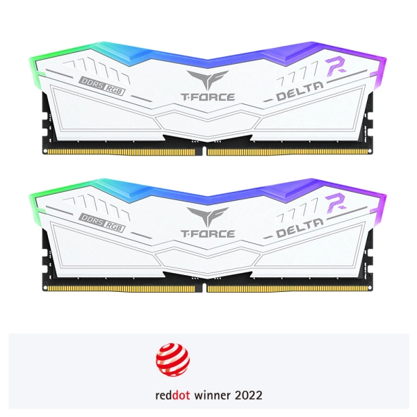 TeamGroup T-Force Delta RGB 2x16GB DDR5 6000MHz White