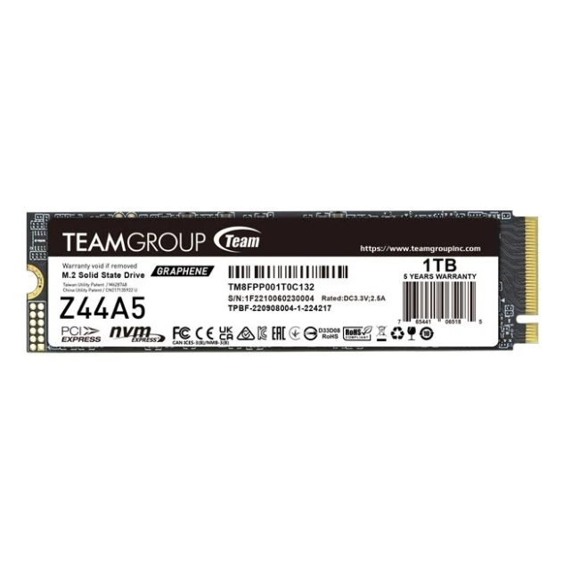 TeamGroup Z44A5 1TB M.2 PCIe NVMe Gen4x4