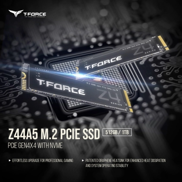 TeamGroup Z44A5 512GB M.2 PCIe NVMe Gen4x4