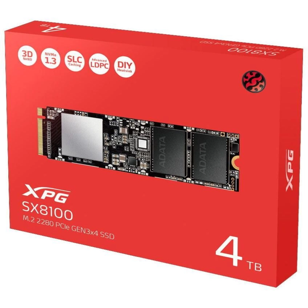 Ổ cứng SSD Adata XPG Neonstorm SM2508 4TB | 14000M/s, Gen5x4, M.2 PCIe 2.0 NVMe With Heatsink