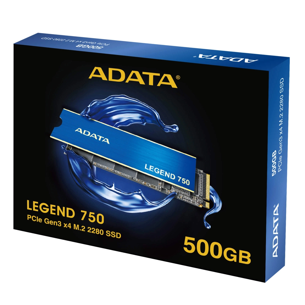 Ổ cứng SSD Adata Legend 750 500GB PCIe Gen3 x4 NVMe 1.3 M.2 (ALEG-750-500GCS)