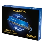 Ổ cứng SSD Adata Legend 750 500GB PCIe Gen3 x4 NVMe 1.3 M.2 (ALEG-750-500GCS)