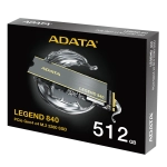 Ổ cứng SSD Adata Legend 840 PCIe Gen4 x4 M.2 2280 512GB (ALEG-840-512GCS)