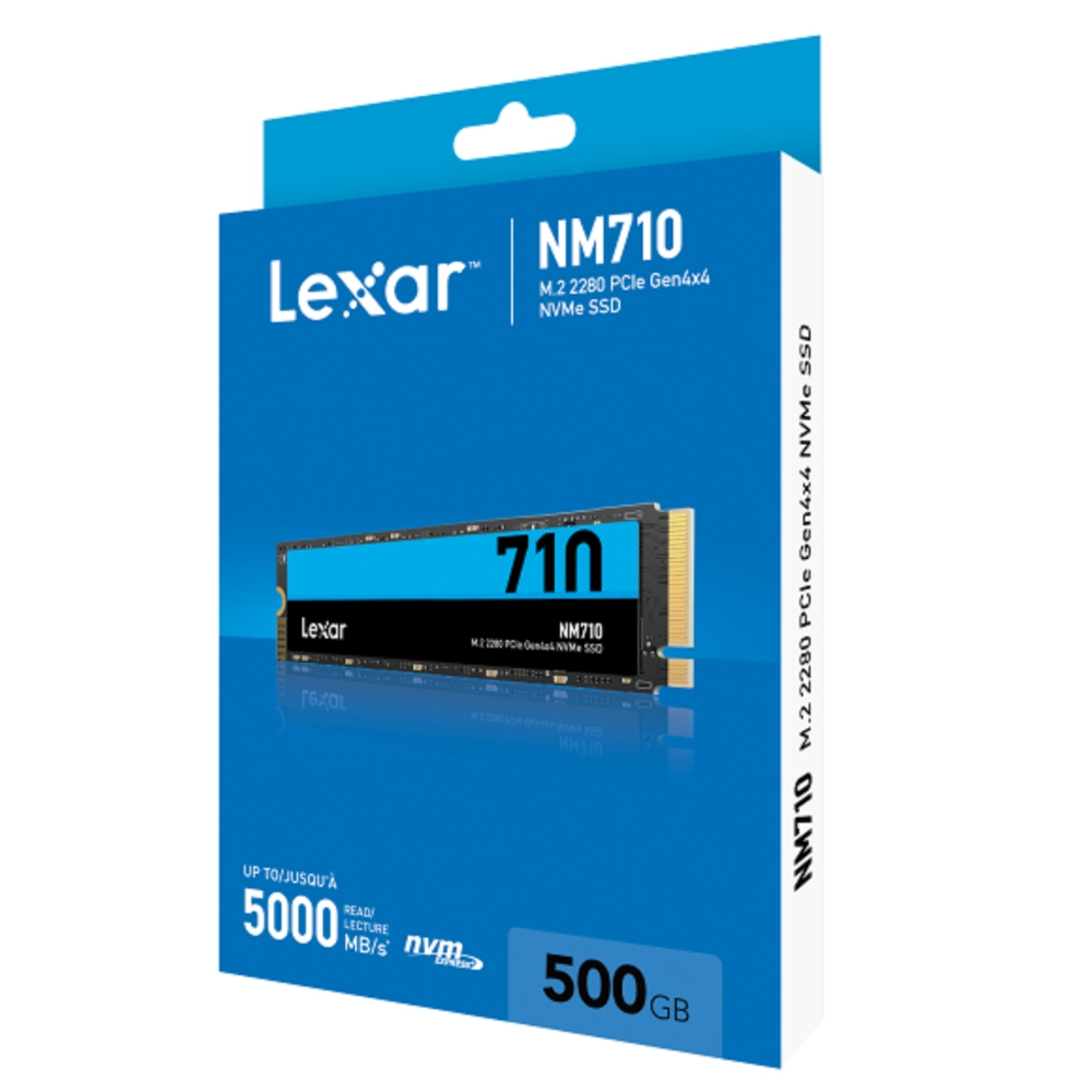 Ổ cứng SSD Lexar NM710 M.2 2280 PCIe Gen4x4 NVMe SSD 500GB