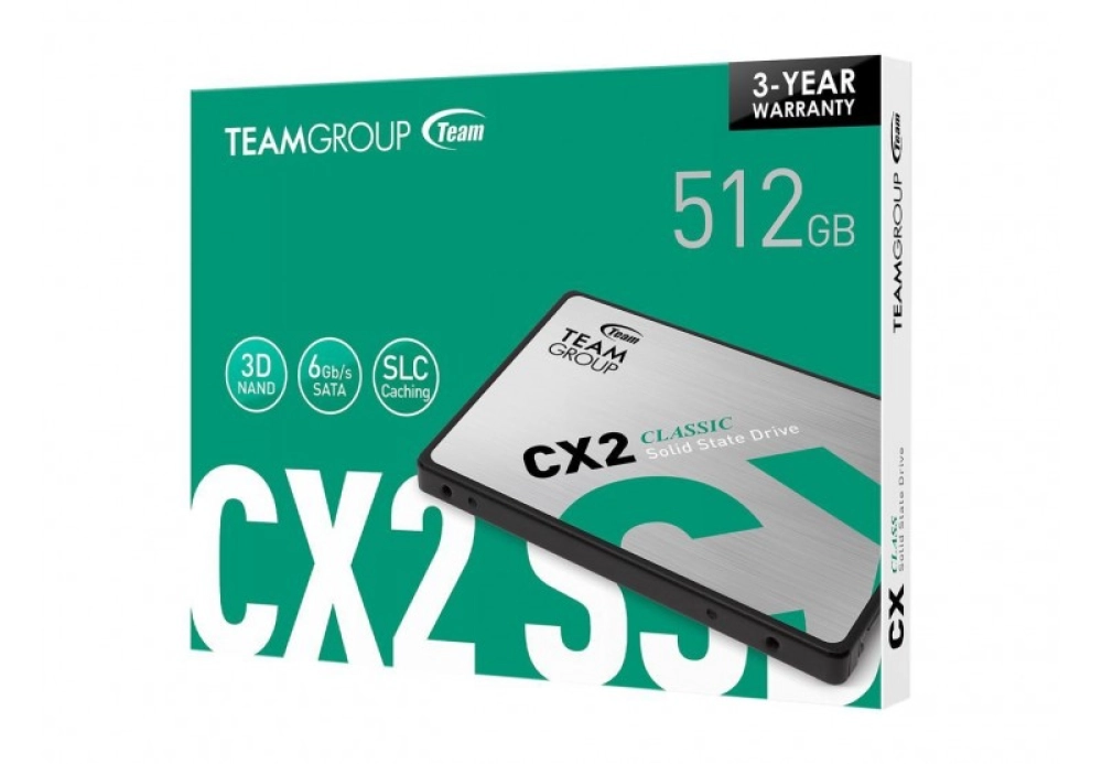 Ổ cứng SSD TeamGroup 512G CX2 Sata III