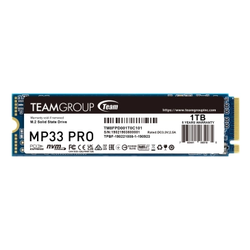 TeamGroup MP33 PRO 1TB M.2 PCIe Gen3x4