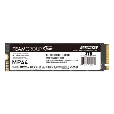 TeamGroup MP44 2TB M.2 PCIe 4.0 NVMe Gen4x4 (Read 7,400 MB/s - Write 6,400 MB/s)