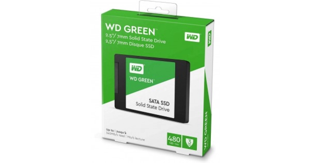 Ổ Cứng SSD 240G Western Green | Sata III, 2.5 inch, WDS240G3G0A