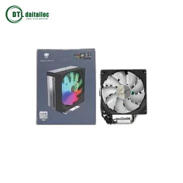 Tản Nhiệt Khí Leopard KF400 Led RGB (Đen)(SK 2011) 12V