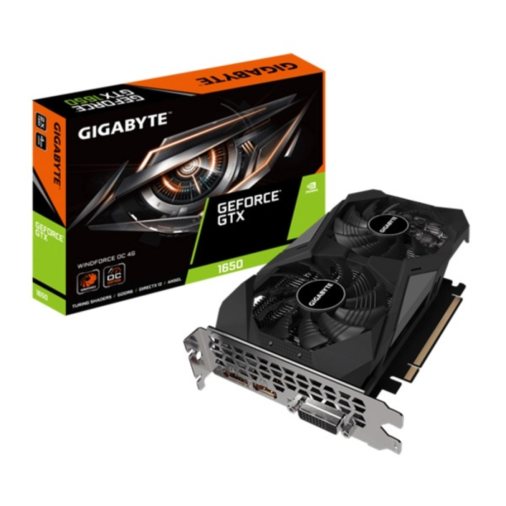 Vga GIGABYTE GTX 1650 WINDFORCE OC 4G  (N1656WF2OC-4GD)