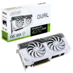 Card màn hình VGA ASUS Dual GeForce RTX 4070 Super White OC Edition 12GB GDDR6X (DUAL-RTX4070S-O12G-WHITE)