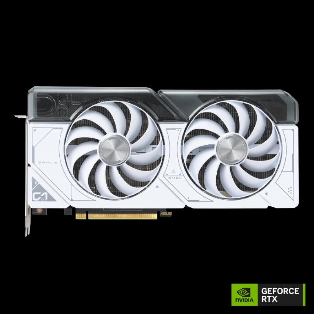 Card màn hình VGA ASUS Dual GeForce RTX 4070 Super White OC Edition 12GB GDDR6X (DUAL-RTX4070S-O12G-WHITE)