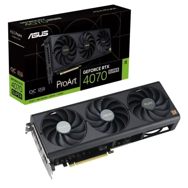 Card màn hình VGA ASUS ProArt GeForce RTX 4070 SUPER 12GB GDDR6X OC Edition