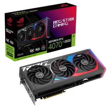 Card màn hình VGA ASUS ROG Strix Gaming RTX 4070 Ti Super 16G OC (ROG-STRIX-RTX4070TIS-O16G-GAMING)