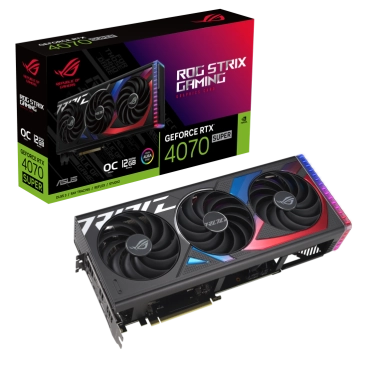 Card màn hình VGA ASUS ROG Strix GeForce RTX 4070 SUPER 12GB GDDR6X OC Edition