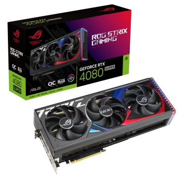 Card màn hình VGA ASUS ROG Strix GeForce RTX 4080 SUPER 16GB GDDR6X OC Edition (ROG-STRIX-RTX4080S-O16G-GAMING)