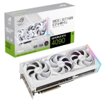 Card màn hình VGA ASUS ROG Strix GeForce RTX 4090 24GB GDDR6X White OC Edition (ROG-STRIX-RTX4090-O24G-WHITE)