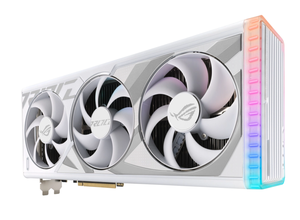 Card màn hình VGA ASUS ROG Strix GeForce RTX 4090 24GB GDDR6X White OC Edition (ROG-STRIX-RTX4090-O24G-WHITE)