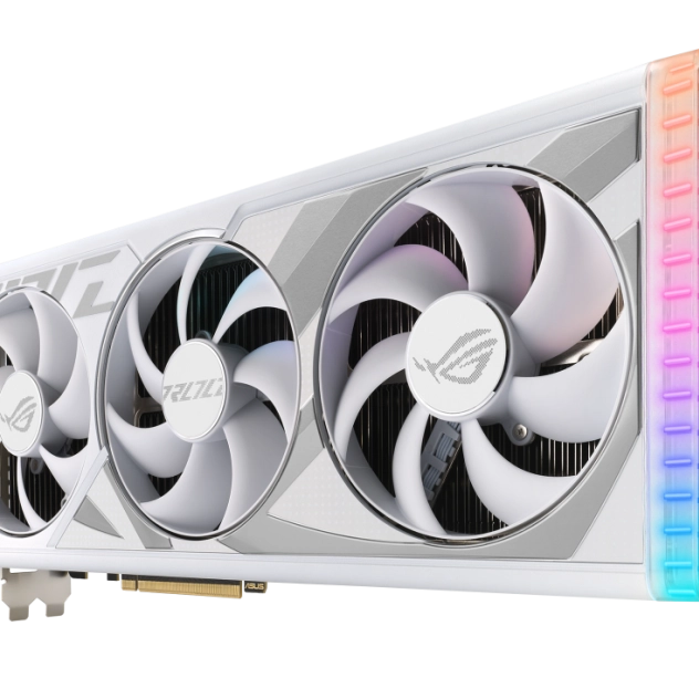 Card màn hình VGA ASUS ROG Strix GeForce RTX 4090 24GB GDDR6X White OC Edition (ROG-STRIX-RTX4090-O24G-WHITE)