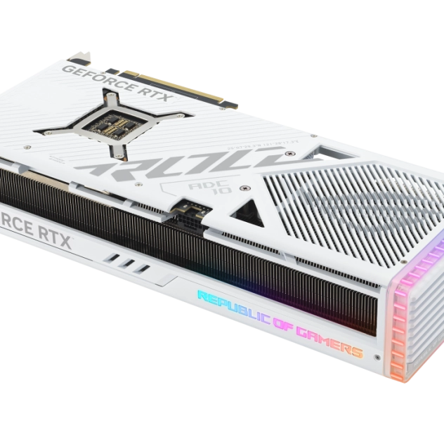 Card màn hình VGA ASUS ROG Strix GeForce RTX 4090 24GB GDDR6X White OC Edition (ROG-STRIX-RTX4090-O24G-WHITE)