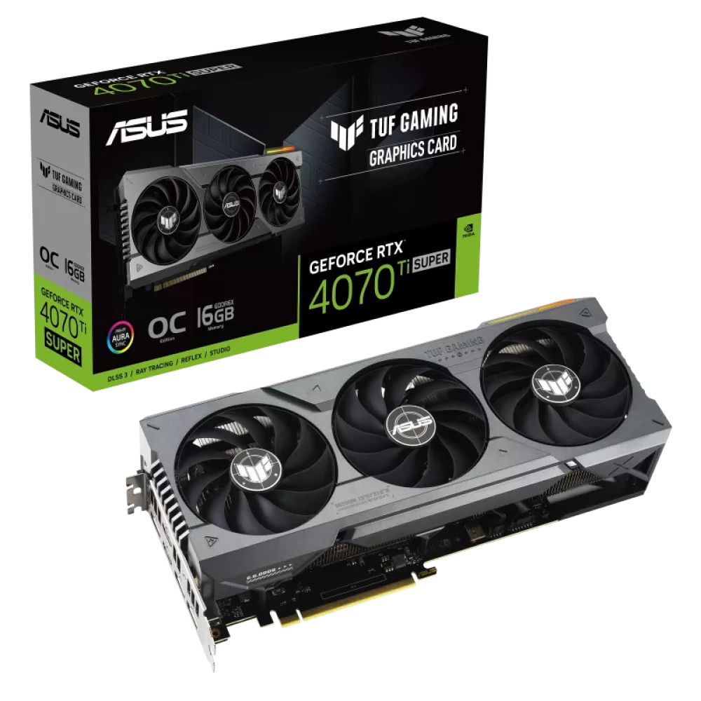 Card màn hình VGA ASUS TUF Gaming GeForce RTX 4070 Ti White OC Edition 12GB GDDR6X
