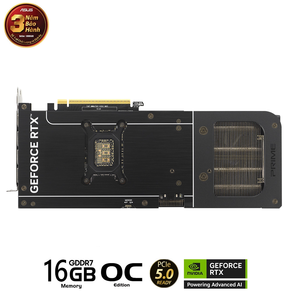 Card màn hình VGA Asus Prime GeForce RTX 5070 Ti 16GB GDDR7 OC Edition