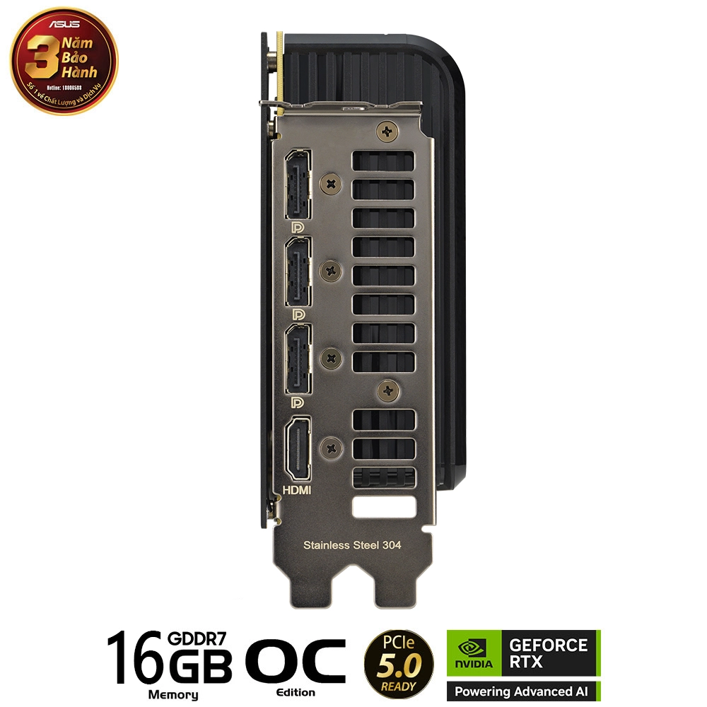 Card màn hình VGA Asus Prime GeForce RTX 5070 Ti 16GB GDDR7 OC Edition