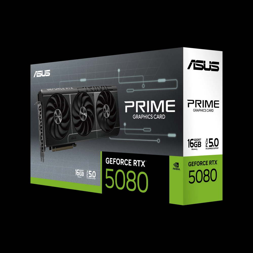 VGA Prime GeForce RTX 5080 16GB GDDR7