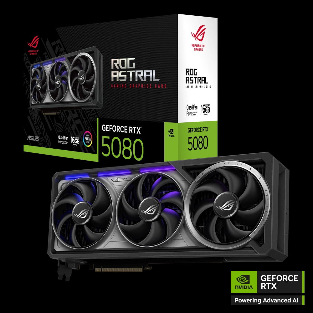 VGA ROG Astral GeForce RTX 5080 16GB GDDR7