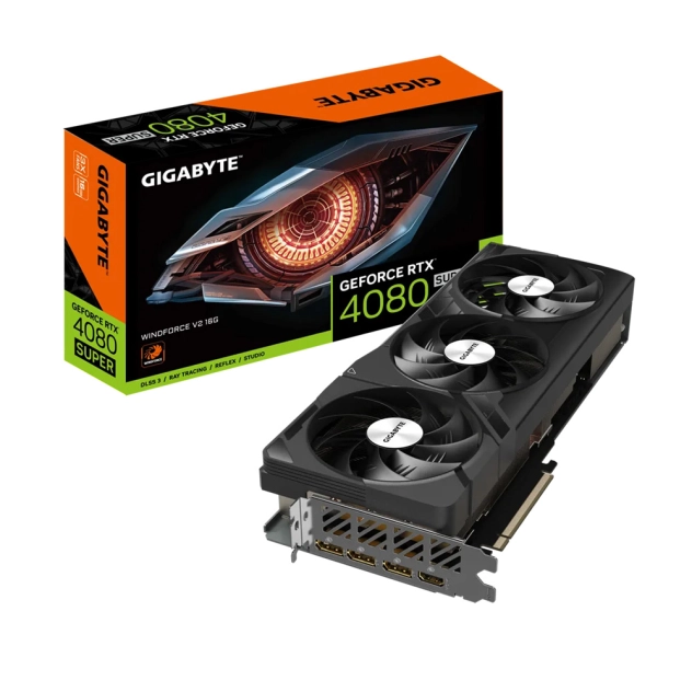 Card màn hình VGA Gigabyte GeForce RTX 4080 SUPER WINDFORCE V2 16G