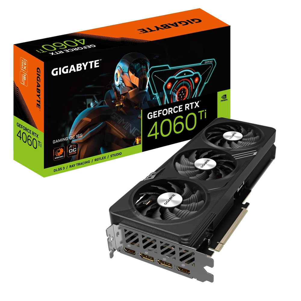 Card màn hình VGA GIGABYTE GeForce RTX­­ 4060 Ti GAMING OC 16GB