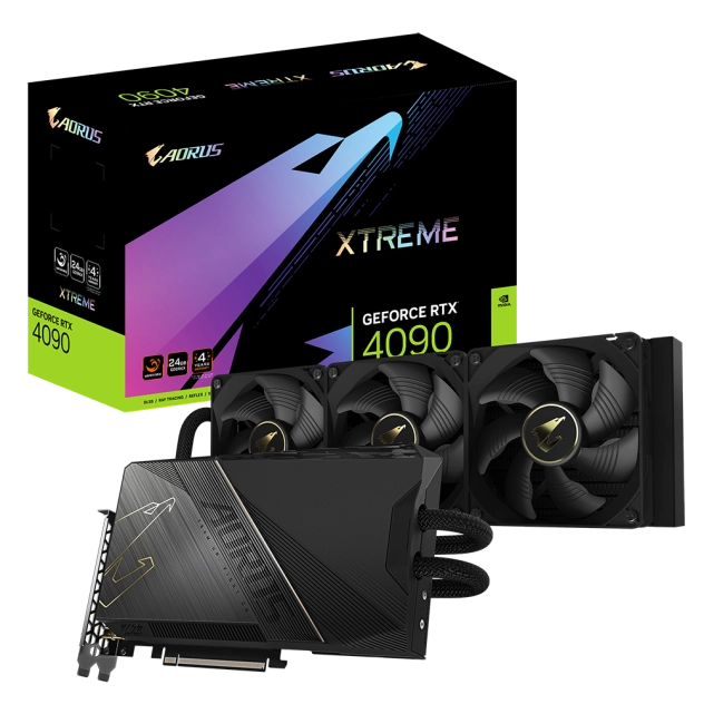 Vga Gigabyte RTX 4090 Aorus Xtreme Waterforce 24GB GDDR6X (GV-N4090AORUSX W-24GD)