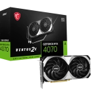 Card màn hình VGA MSI Geforce RTX4070 Ventus 2X OC 12GB GDDR6X 2 Fan