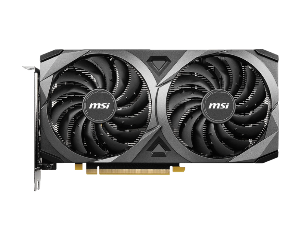 Card màn hình VGA VGA MSI RTX 3060 12GB GDDR6 Ventus 2X OC LHR (GeForce RTX 3060 VENTUS 2X 12GB OC LHR)