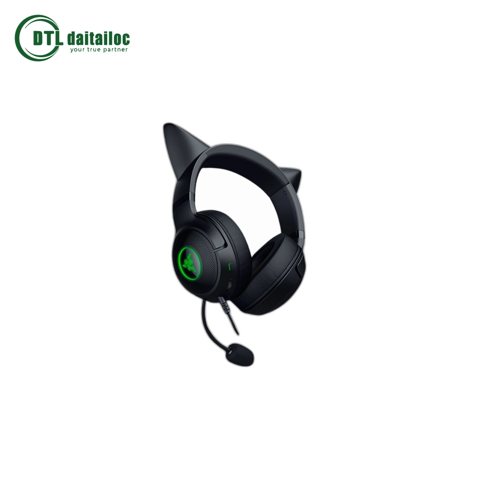 Tai nghe Razer Kraken Kitty V2 BT - Kitty Ears - Black Edition