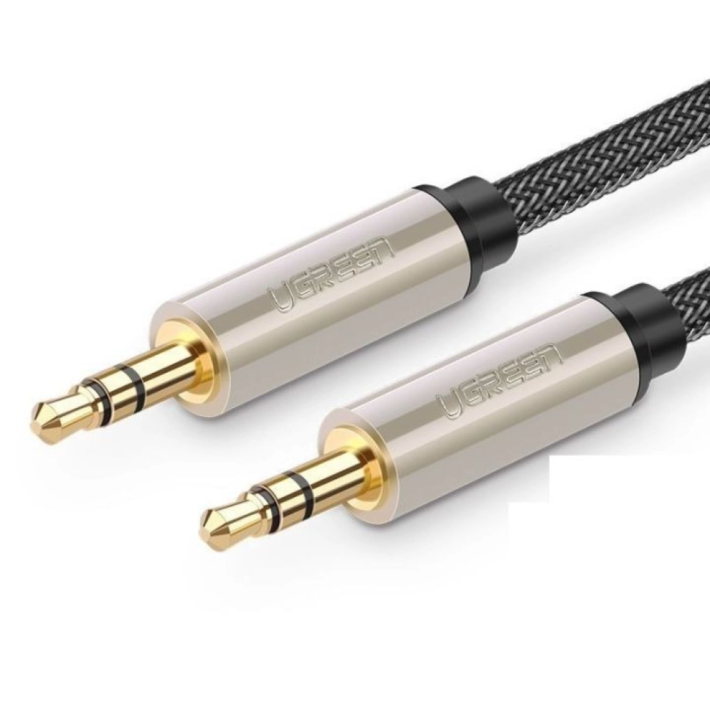 Cáp Audio AUX 3,5mm trên ô tô dài 2m chính hãng Ugreen 10604 cao cấp