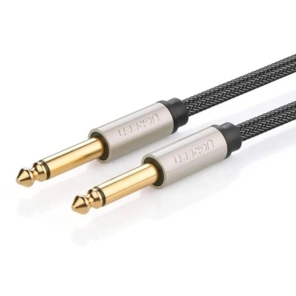 Cáp Audio (âm thanh) 6,35mm Mono Jack Mạ Vàng Dài 3M (AV128) Ugreen 10639