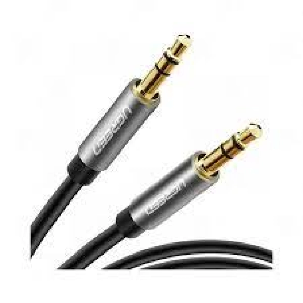 Cáp Audio 3.5mm dây tròn 0,5M mạ vàng 24K Chính hãng Ugreen 10732