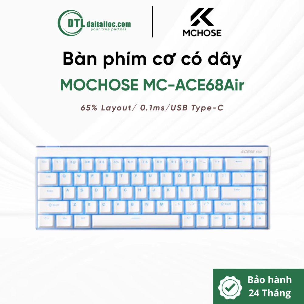Bàn phím cơ có dây MCHOSE MC-ACE68Air