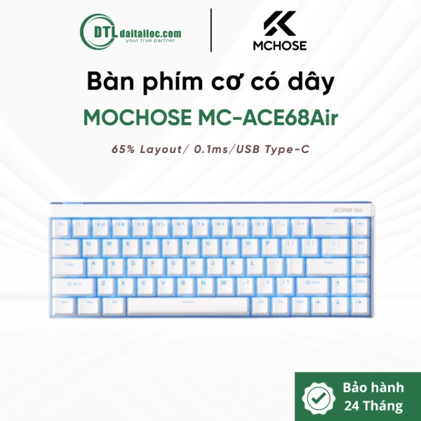 Bàn phím cơ có dây MCHOSE MC-ACE68Air